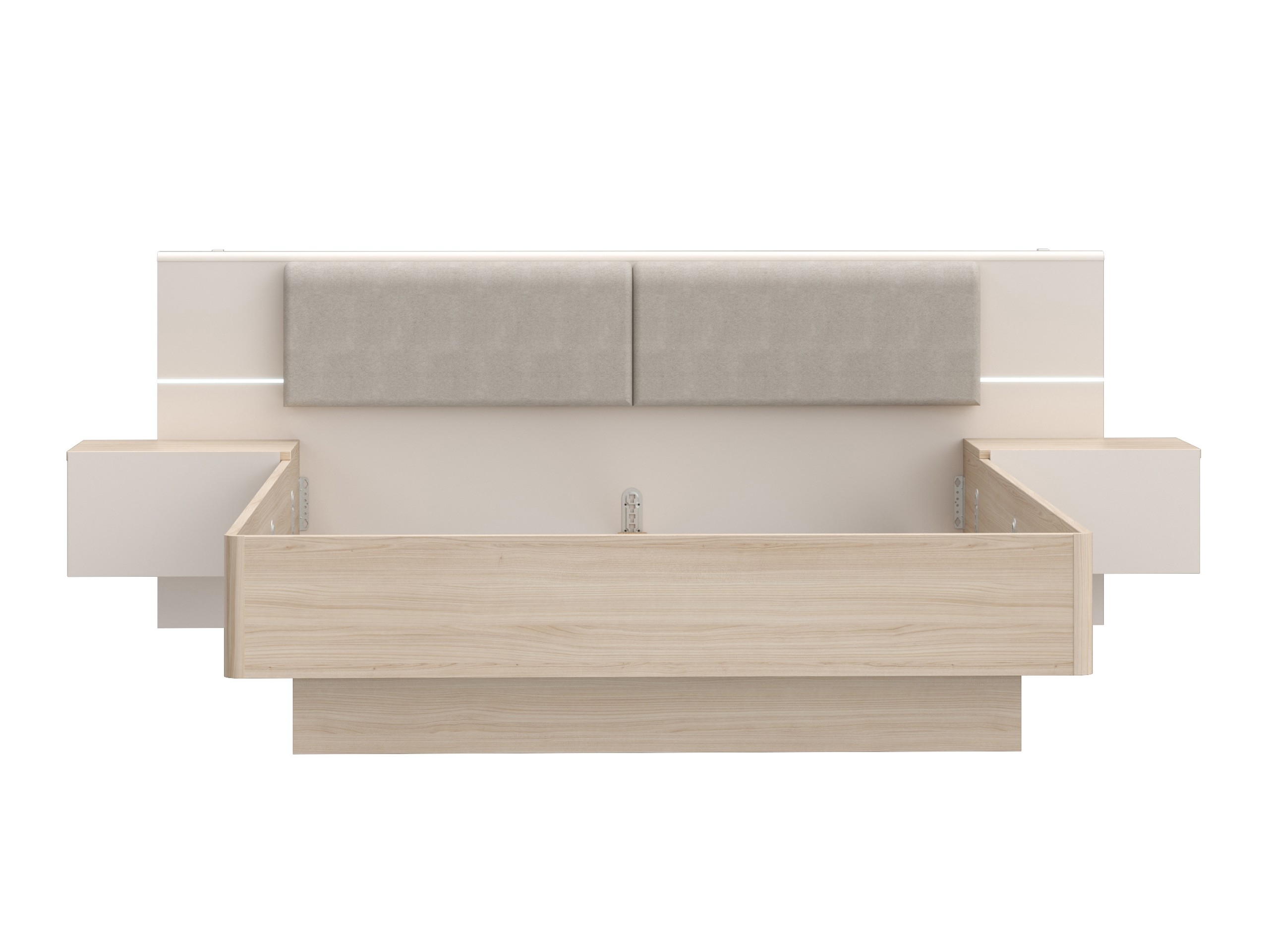 Postel 160/200 cm s nočními stolky PNPL3161B-Q203