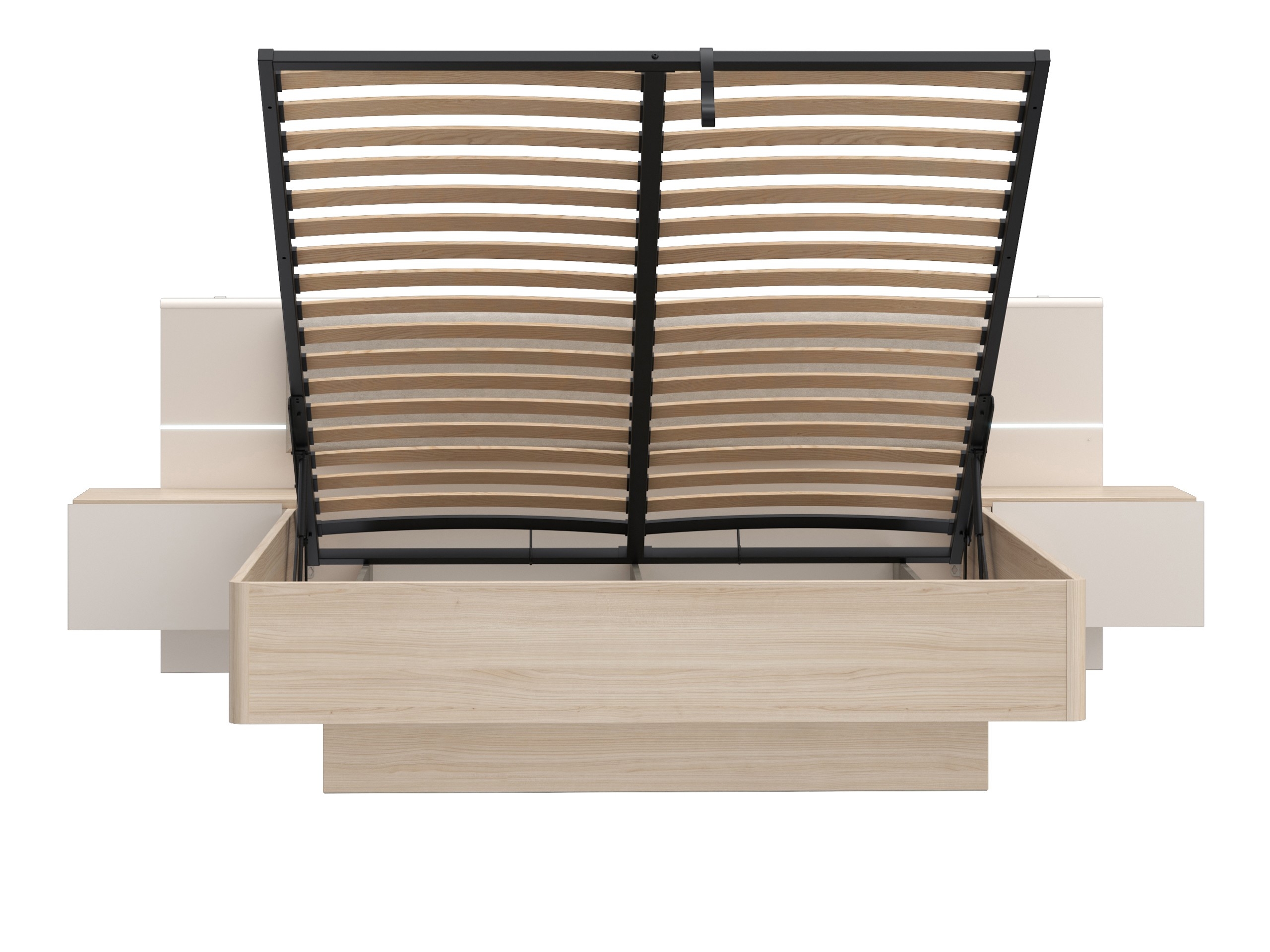 Postel 160/200 cm s nočními stolky PNPL3162B-Q203