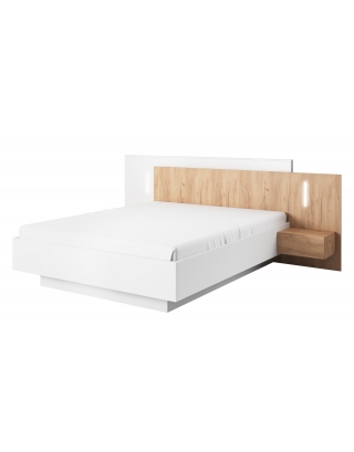 Postel 160/200 cm s nočními stolky 3D