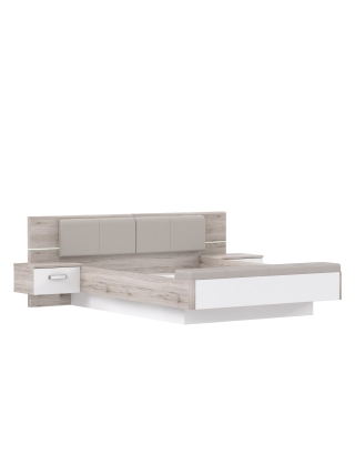 Postele 180/200 cm s nočními stolky Rondino RDNL161B-T30