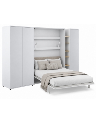 Obývací stěna s elektricky ovládanou sklopnou postelí BED CONCEPT 140x200