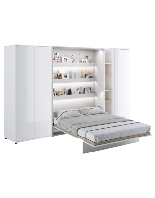 Obyvací stěna s výklopnou postelí Bed Concept 140x200 cm