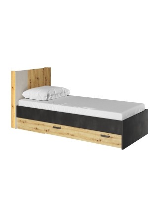Postel 90x200 cm QUBIC QB-12
